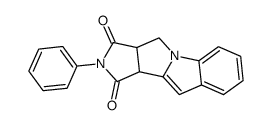 8a,9-dihydro-7-phenyl-5H-pyrrolo<3',4':3,4>pyrrolo<1,2-a>indoline-6,8(5bH,7H)-dione结构式