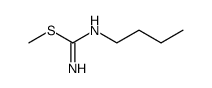 N-butyl-S-methyl-isothiourea结构式