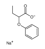 Sodium alpha-phenoxybutyric acid Structure