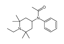 N-(1-ethyl-2,2,6,6-tetramethylpiperidin-4-yl)-N-phenylacetamide Structure