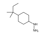 [4-(2-methylbutan-2-yl)cyclohexyl]hydrazine Structure
