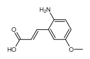 5-methoxy-2-aminocinnamic acid结构式