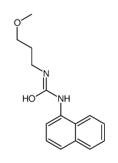 1-(3-methoxypropyl)-3-naphthalen-1-ylurea Structure