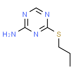 4-(Propylthio)-1,3,5-triazin-2-amine Structure