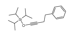 triisopropyl((4-phenylbut-1-yn-1-yl)oxy)silane Structure