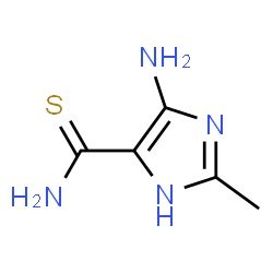 1H-Imidazole-4-carbothioamide,5-amino-2-methyl-结构式