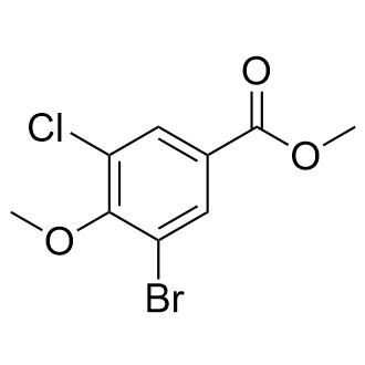 3-溴-5-氯-4-甲氧基苯甲酸甲酯图片