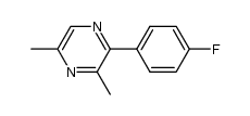 2-(4-fluorophenyl)-3,5-dimethylpyrazine Structure