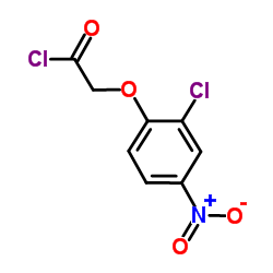 (2-Chloro-4-nitrophenoxy)acetyl chloride结构式