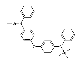 N-phenyl-N-trimethylsilyl-4-[4-(N-trimethylsilylanilino)phenoxy]aniline Structure