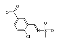 N-[(2-chloro-5-nitrophenyl)methylidene]methanesulfonamide Structure