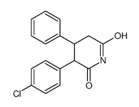 3-(4-chlorophenyl)-4-phenylpiperidine-2,6-dione Structure