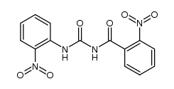 N-(2-nitrobenzoyl)-N'-(2-nitrophenyl)urea Structure