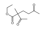 ethyl (2R)-2-acetyl-2-methyl-5-oxohexanoate Structure