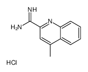 4-methylquinoline-2-carboximidamide,hydrochloride Structure