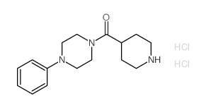 (4-PHENYLPIPERAZIN-1-YL)PIPERIDIN-4-YL-METHANONE DIHYDROCHLORIDE structure