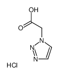 2-(1H-1,2,3-TRIAZOL-1-YL)ACETIC ACID HYDROCHLORIDE Structure