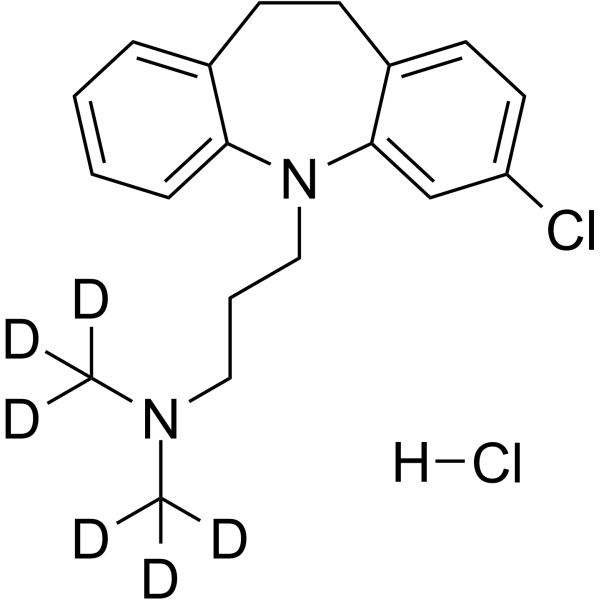 Clomipramine D6 hydrochloride Structure