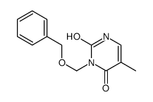 5-methyl-3-(phenylmethoxymethyl)-1H-pyrimidine-2,4-dione Structure