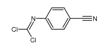 p-cyanophenylcarbonimidoyl dichloride结构式