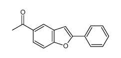 1-(2-phenyl-1-benzofuran-5-yl)ethanone Structure