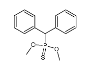 O,O-dimethyl(diphenylmethyl)thiophosphonate结构式