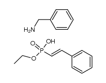 benzylammonium O-ethylstyrylphosphonate结构式