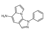 1-phenylpyrazolo[3,4-e]indolizin-5-amine Structure