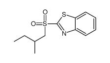 2-[(2-Methylbutyl)sulfonyl]-1,3-benzothiazole Structure