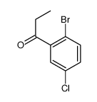 1-(2-bromo-5-chlorophenyl)propan-1-one structure