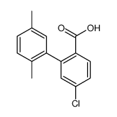 4-chloro-2-(2,5-dimethylphenyl)benzoic acid Structure