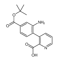 3-(4-((TERT-BUTOXYCARBONYL)AMINO)PHENYL)PICOLINIC ACID picture