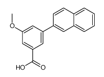 3-methoxy-5-naphthalen-2-ylbenzoic acid结构式