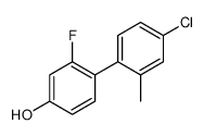 4-(4-chloro-2-methylphenyl)-3-fluorophenol结构式