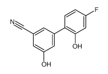 3-(4-fluoro-2-hydroxyphenyl)-5-hydroxybenzonitrile结构式
