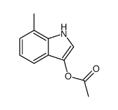 7-methyl-1H-indol-3-yl acetate Structure