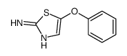 5-Phenoxy-1,3-thiazol-2-amine结构式