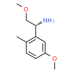 (1R)-2-Methoxy-1-(5-methoxy-2-methylphenyl)ethanamine Structure