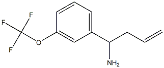 1-[3-(TRIFLUOROMETHOXY)PHENYL]BUT-3-ENYLAMINE结构式