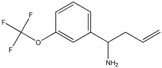 1-[3-(TRIFLUOROMETHOXY)PHENYL]BUT-3-ENYLAMINE Structure