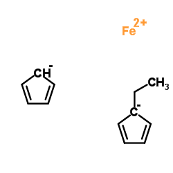 Ethylferrocene Structure
