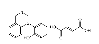 (E)-but-2-enedioic acid,2-[2-[(dimethylamino)methyl]phenyl]sulfanylphenol Structure