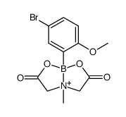 5-bromo-2-methoxyphenylboronic acid MIDA ester Structure