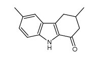 3,6-dimethyl-1-keto-1,2,3,4-tetrahydrocarbazole Structure