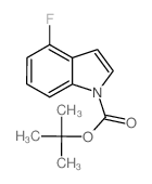 4-Fluoro-N-(Boc)indole structure