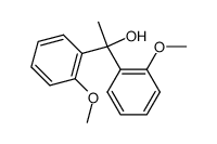 1,1-bis-(2-methoxyphenyl)ethanol Structure