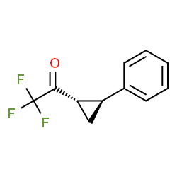 Ethanone, 2,2,2-trifluoro-1-(2-phenylcyclopropyl)-, (1S-trans)- (9CI)结构式