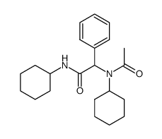 Acetamide, N-cyclohexyl-2-(N-cyclohexylacetamido)-2-phenyl- (6CI, 7CI, 8CI) structure