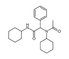 Acetamide, N-cyclohexyl-2-(N-cyclohexylacetamido)-2-phenyl- (6CI, 7CI, 8CI) Structure