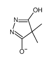 4,4-dimethyl-5-oxo-1H-pyrazol-3-olate Structure
